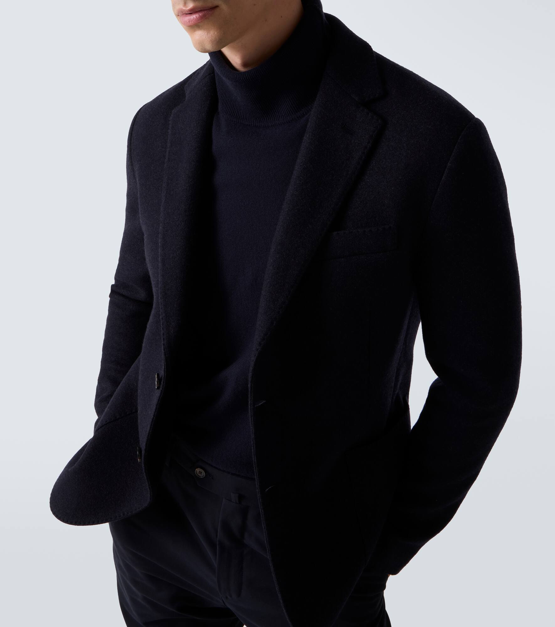 Novalis cashmere-blend blazer - 5