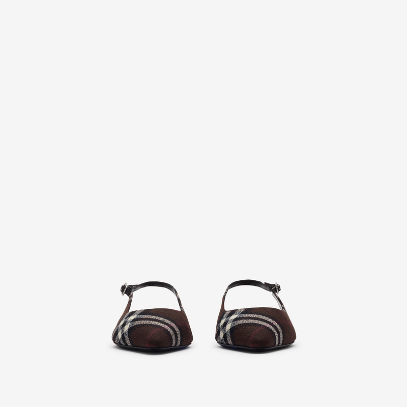 Burberry Check Dame Slingback Ballerinas​ outlook