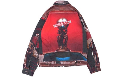 Supreme FW17 x Scarface the world is yours denim Jacket 'Red Black' SUP-SS18-680 - 2