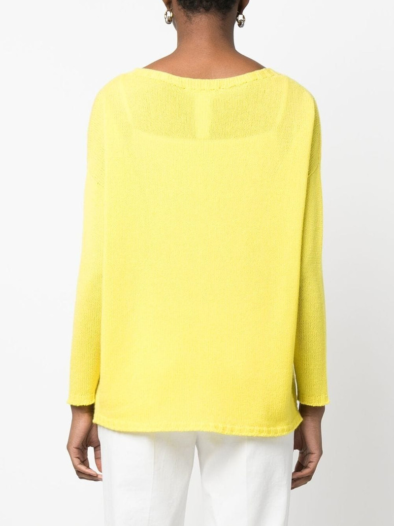 boat-neck cashmere jumper 4