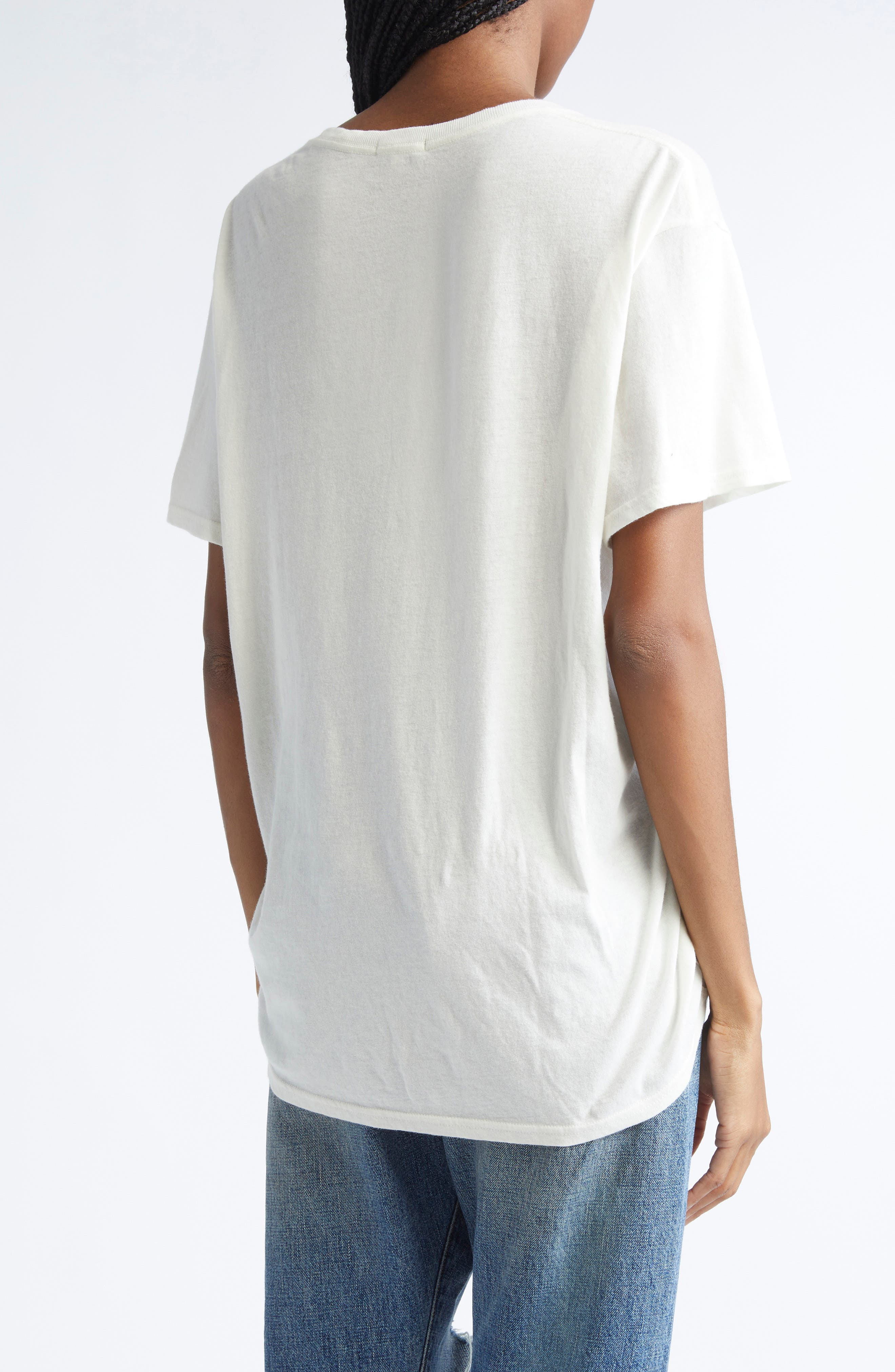 R13 You're Weird Boyfriend Graphic T-Shirt in Ecru White at Nordstrom - 3