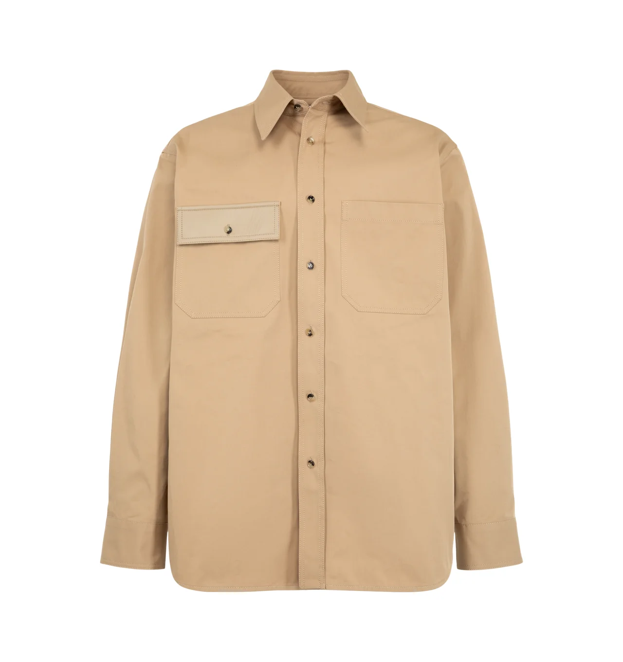 Leather Pocket Shirt - 1