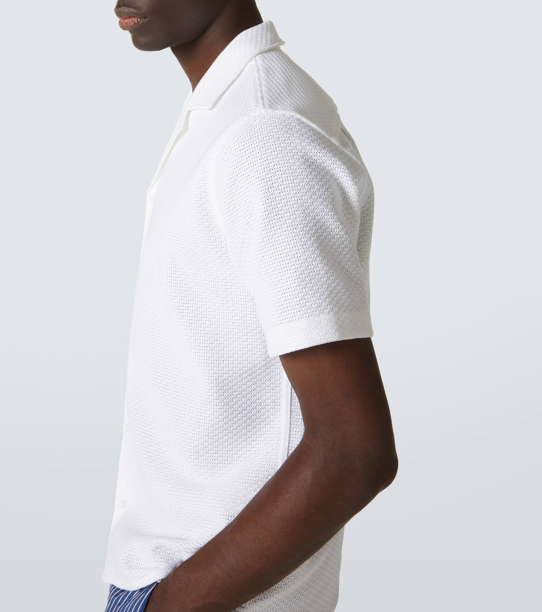 Maitan cotton bowling shirt - 5