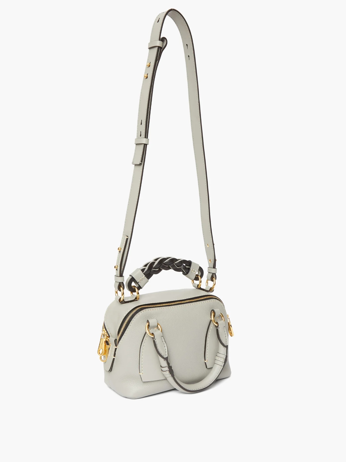 Daria small leather top handle bag - 4