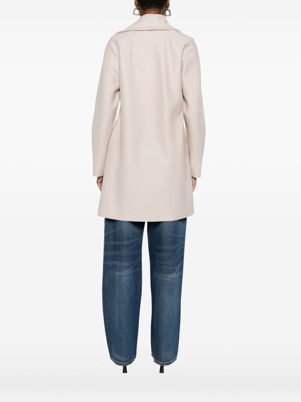 wool belted coat - 4