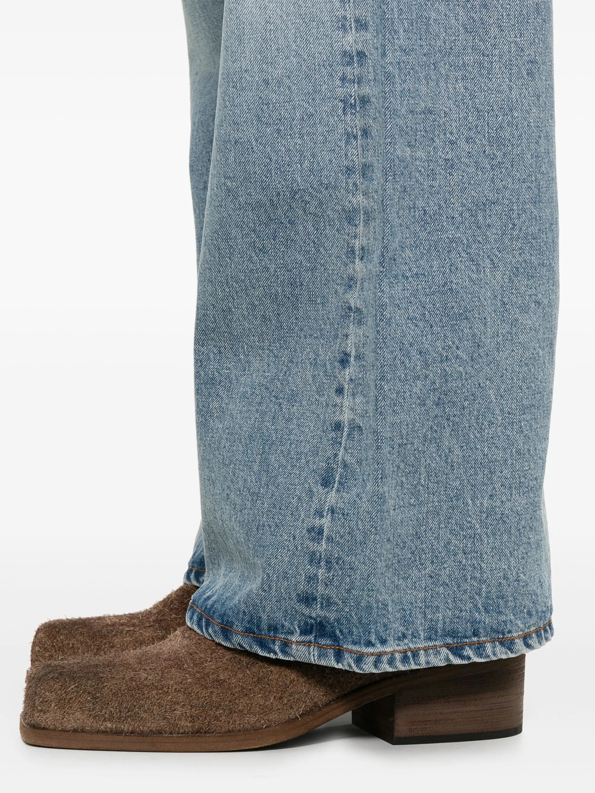 Loose Flared-leg Jeans - 4