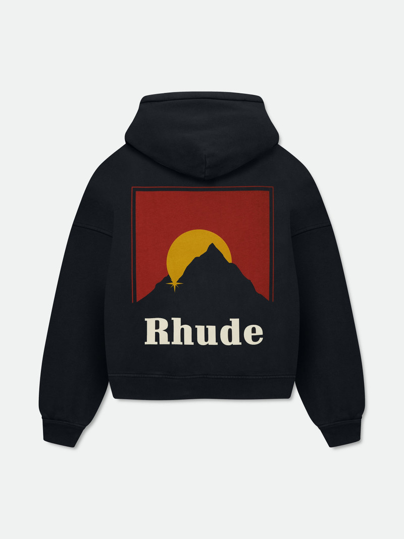 Rhude RHUDE MOONLIGHT ZIP-UP HOODIE outlook