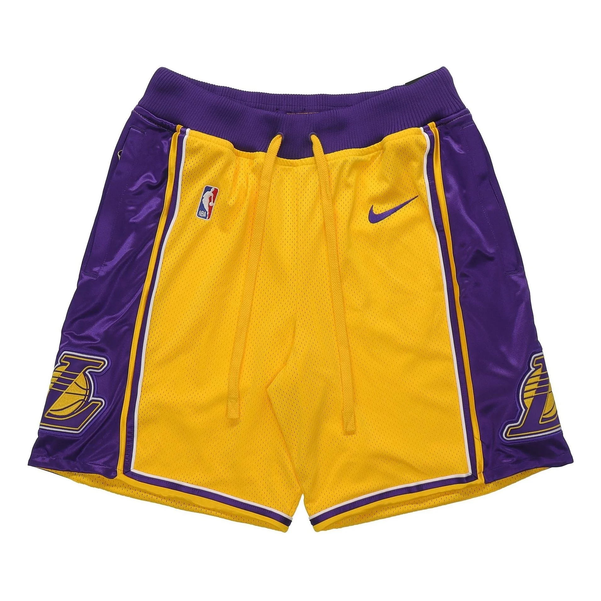 Nike Los Angeles Lakers Basketball Shorts Yellow AJ9170-728 - 1