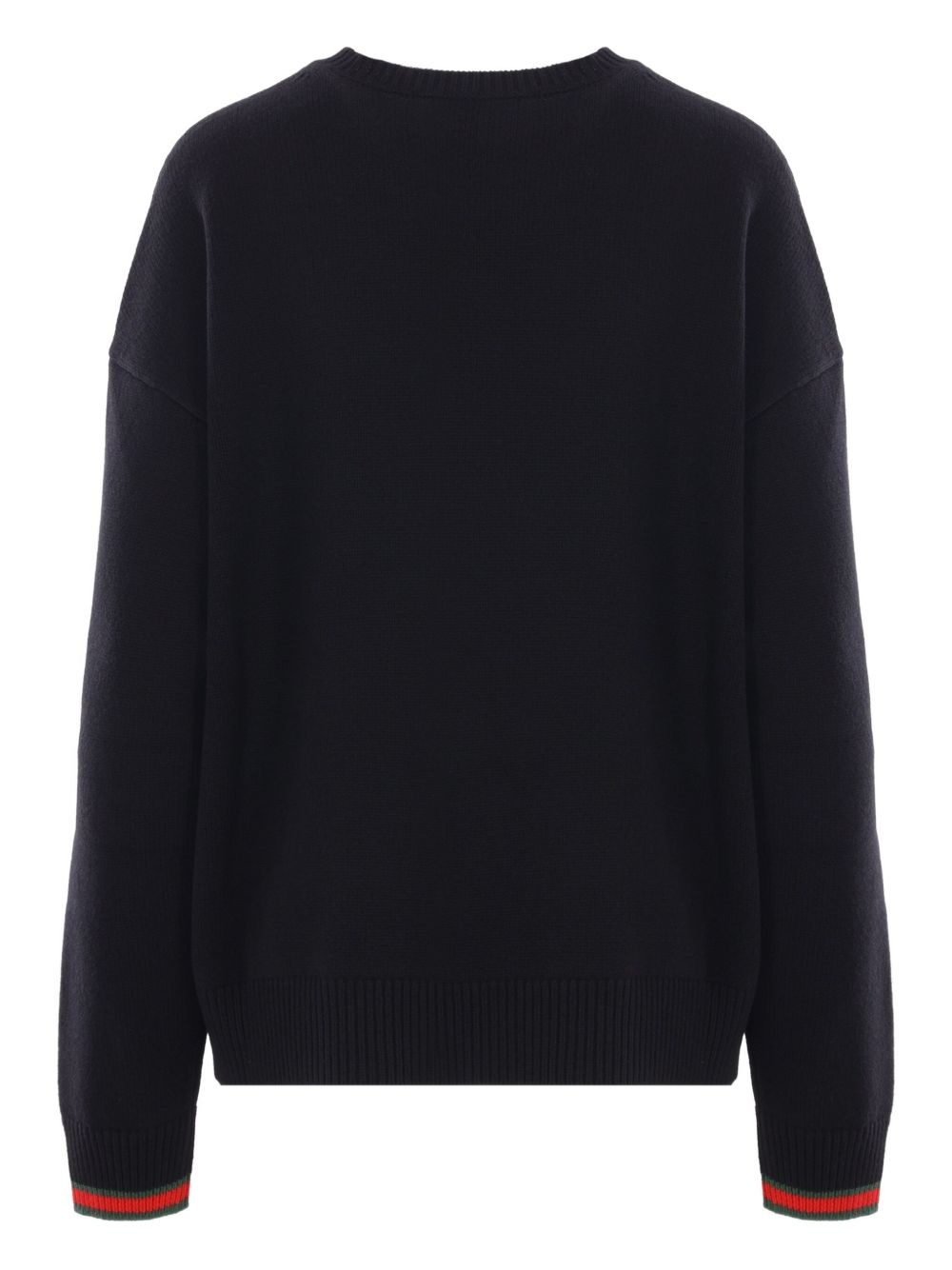 Web Stripe-trimmed sweater - 2