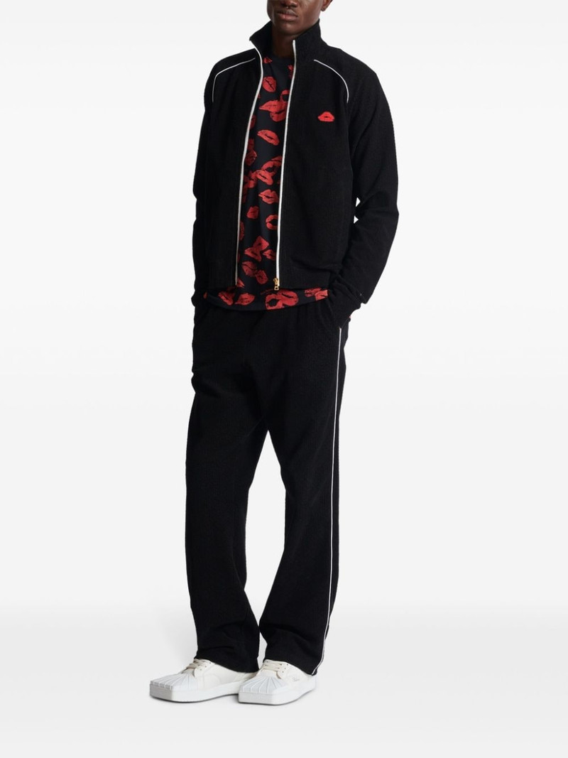 Balmain monogram velvet cotton joggers outlook