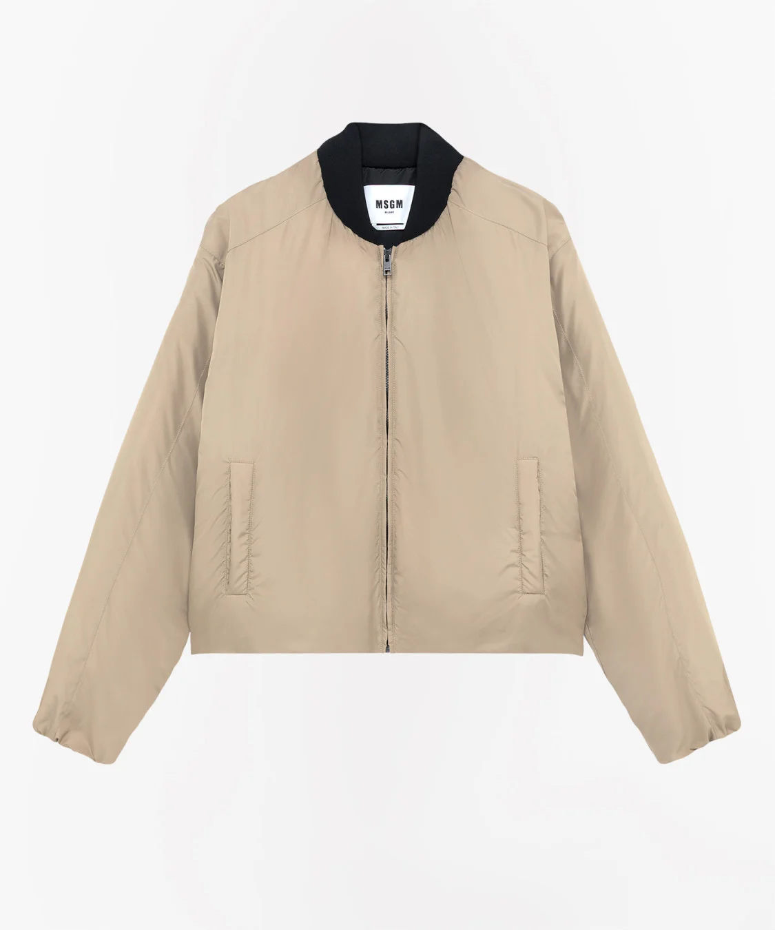 Nylon bomber jacket - 1