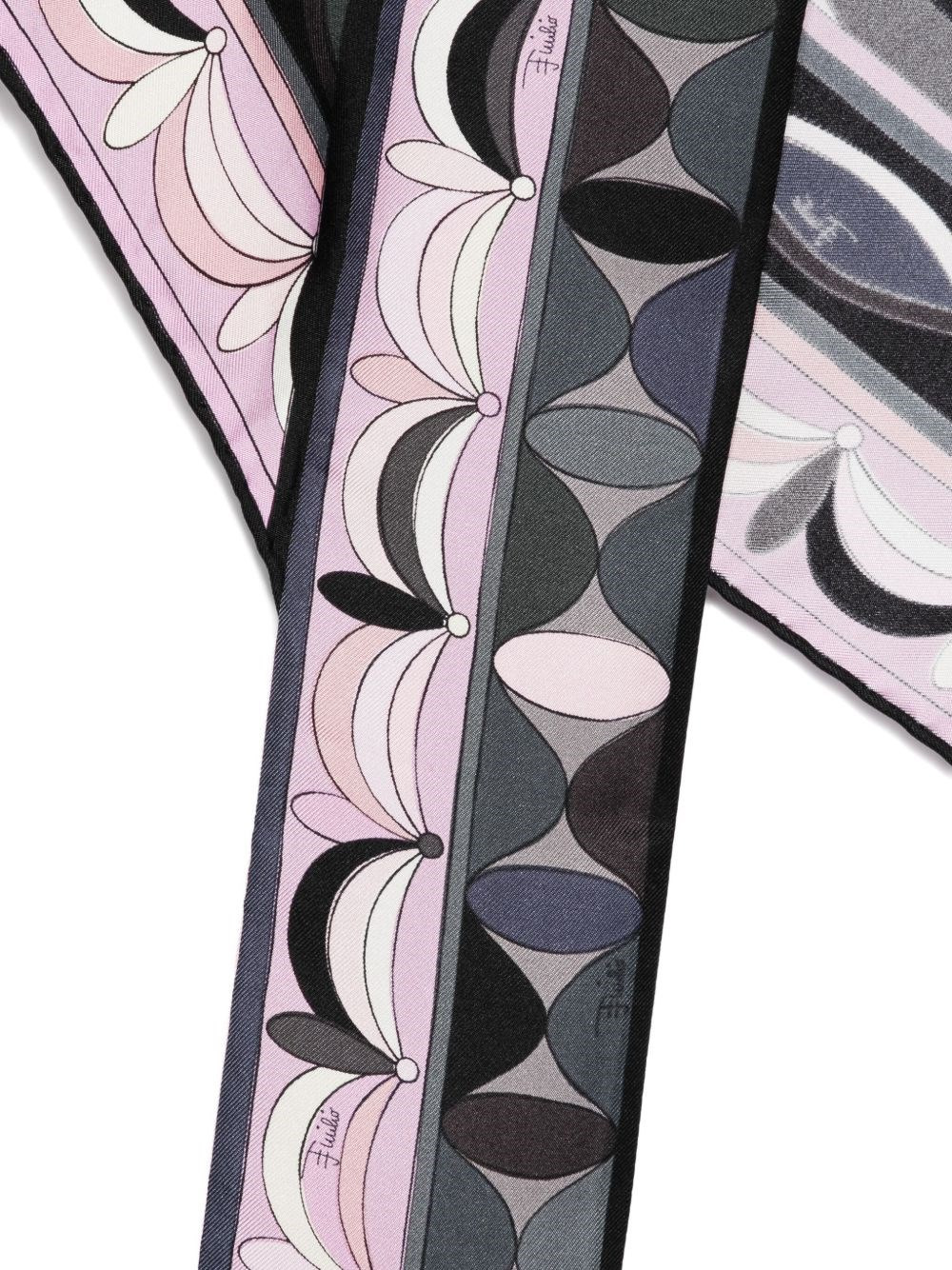 Printed silk foulard - 2