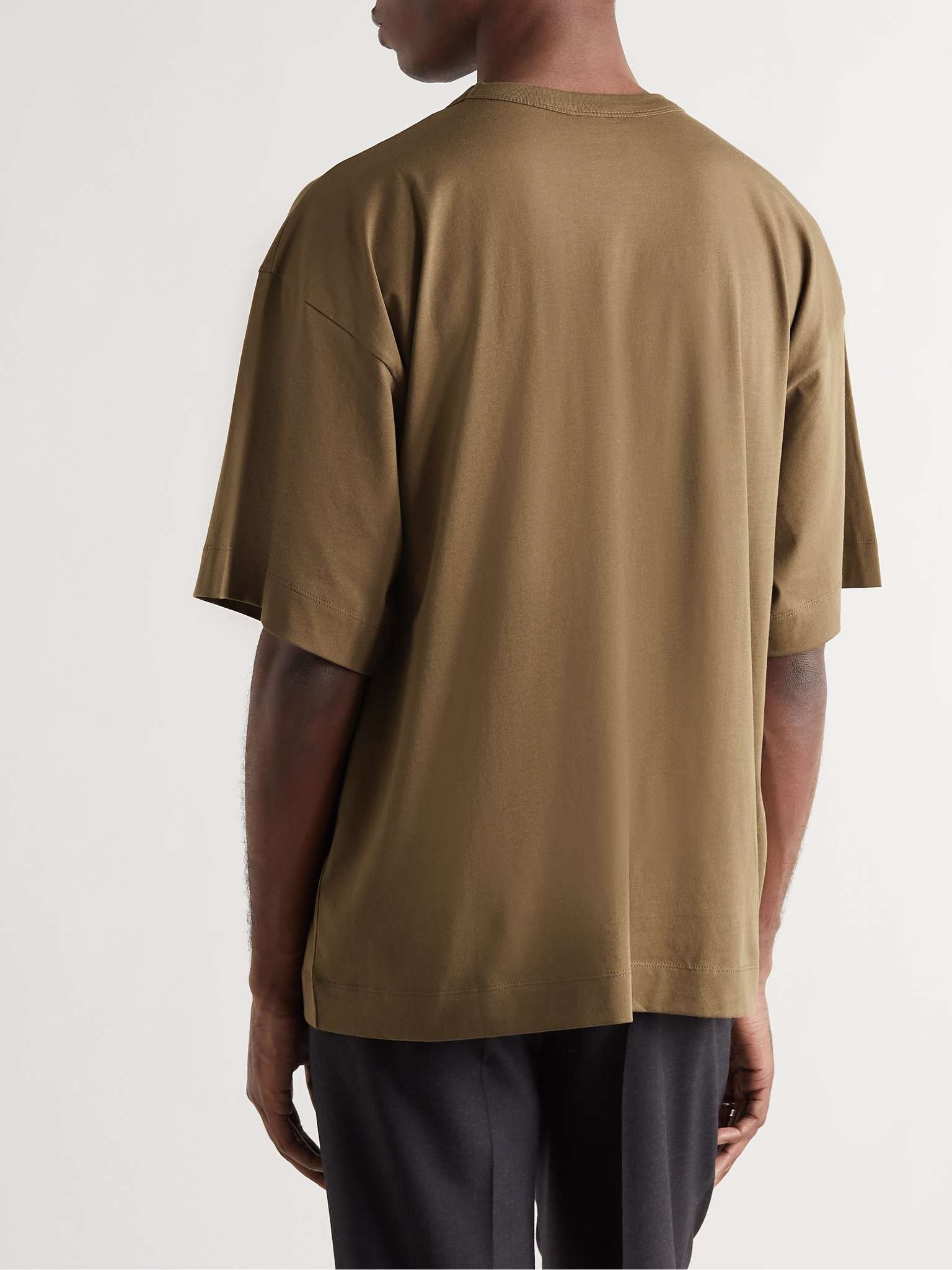 Oversized Cotton-Jersey T-Shirt - 4