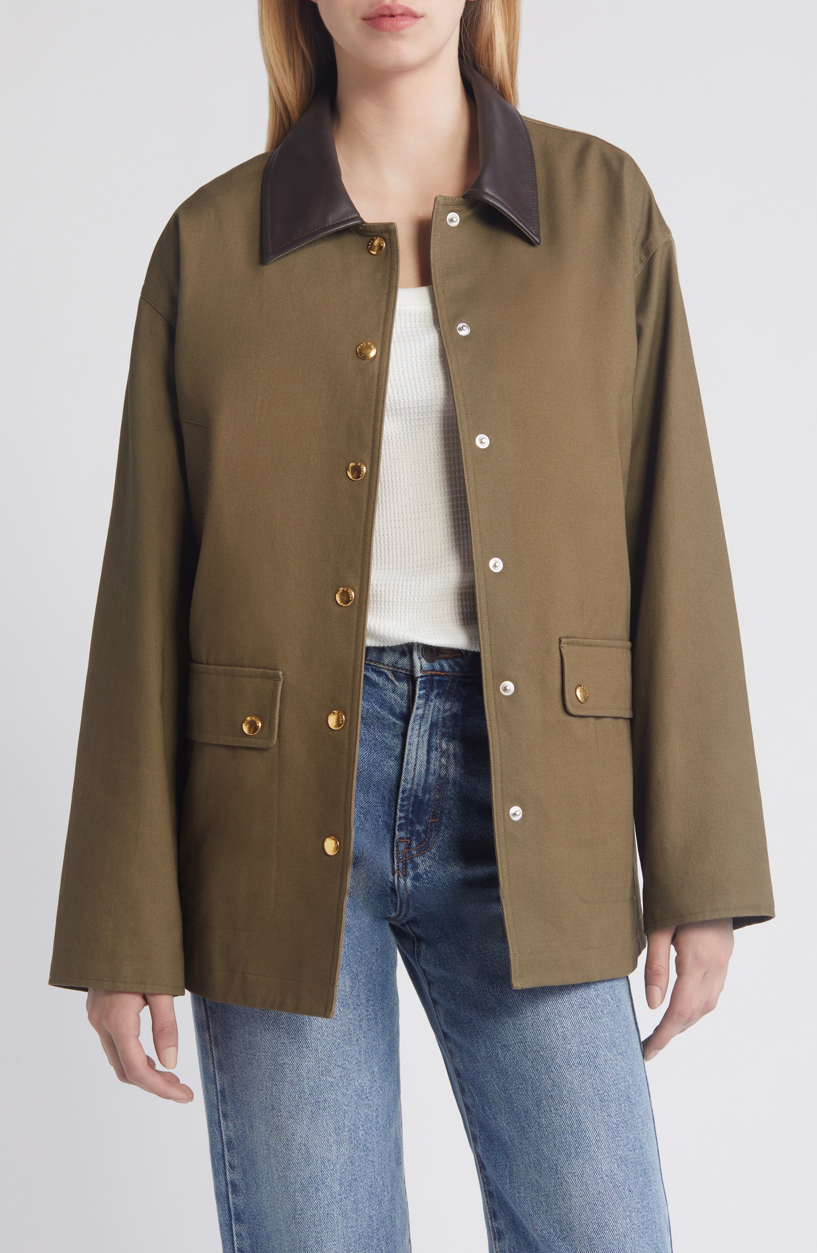 rag & bone Cassidy Jacket in Army at Nordstrom - 1