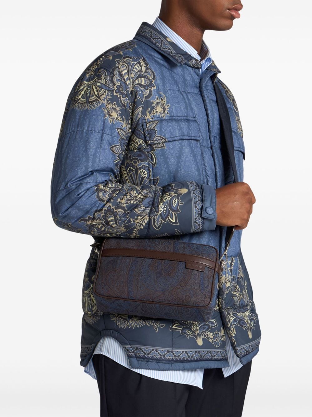 paisley cotton-blend bag - 2