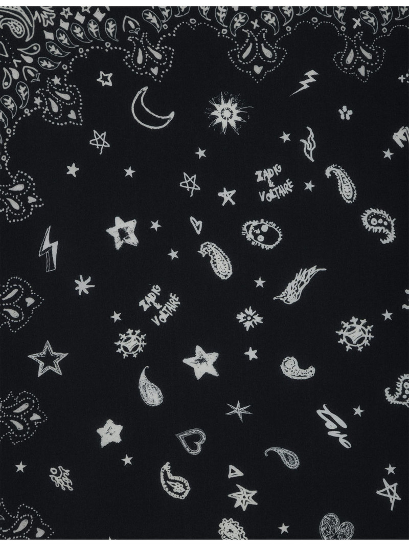 Zadig & Voltaire Blondie Silk Scarf outlook