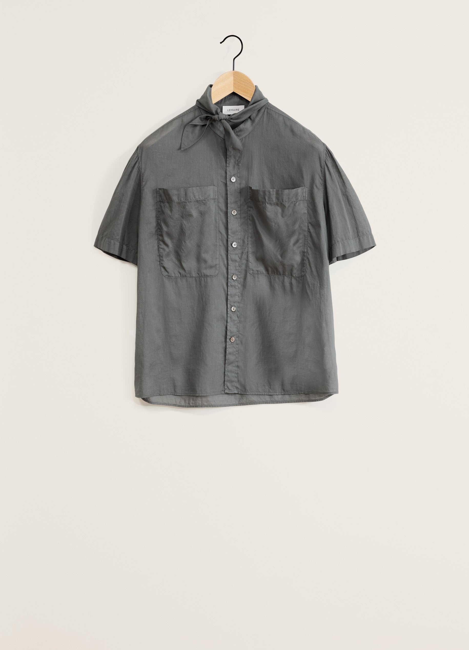 SHORT SLEEVE SHIRT WITH FOULARD - 1