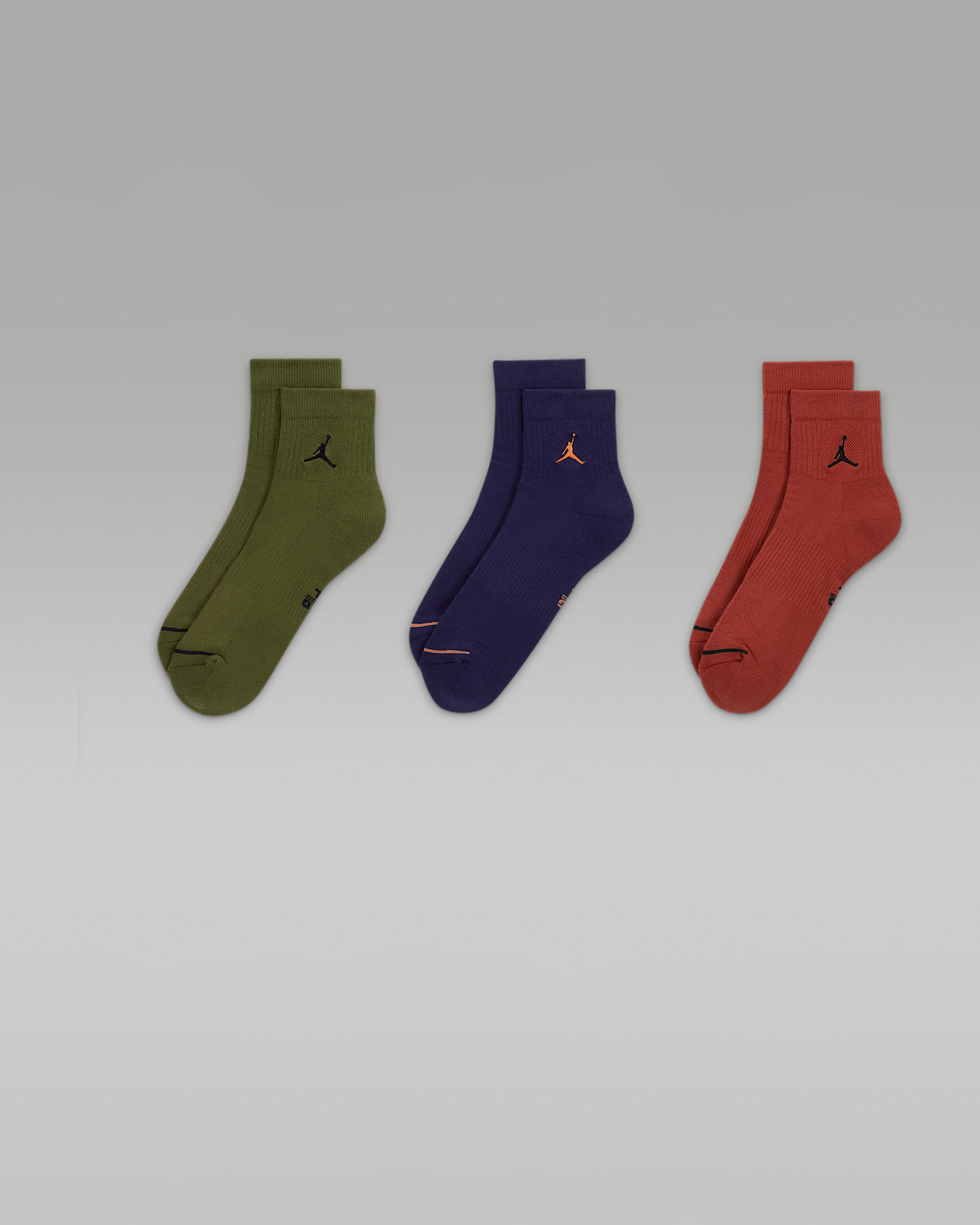 Jordan Everyday Ankle Socks (3 Pairs) - 2