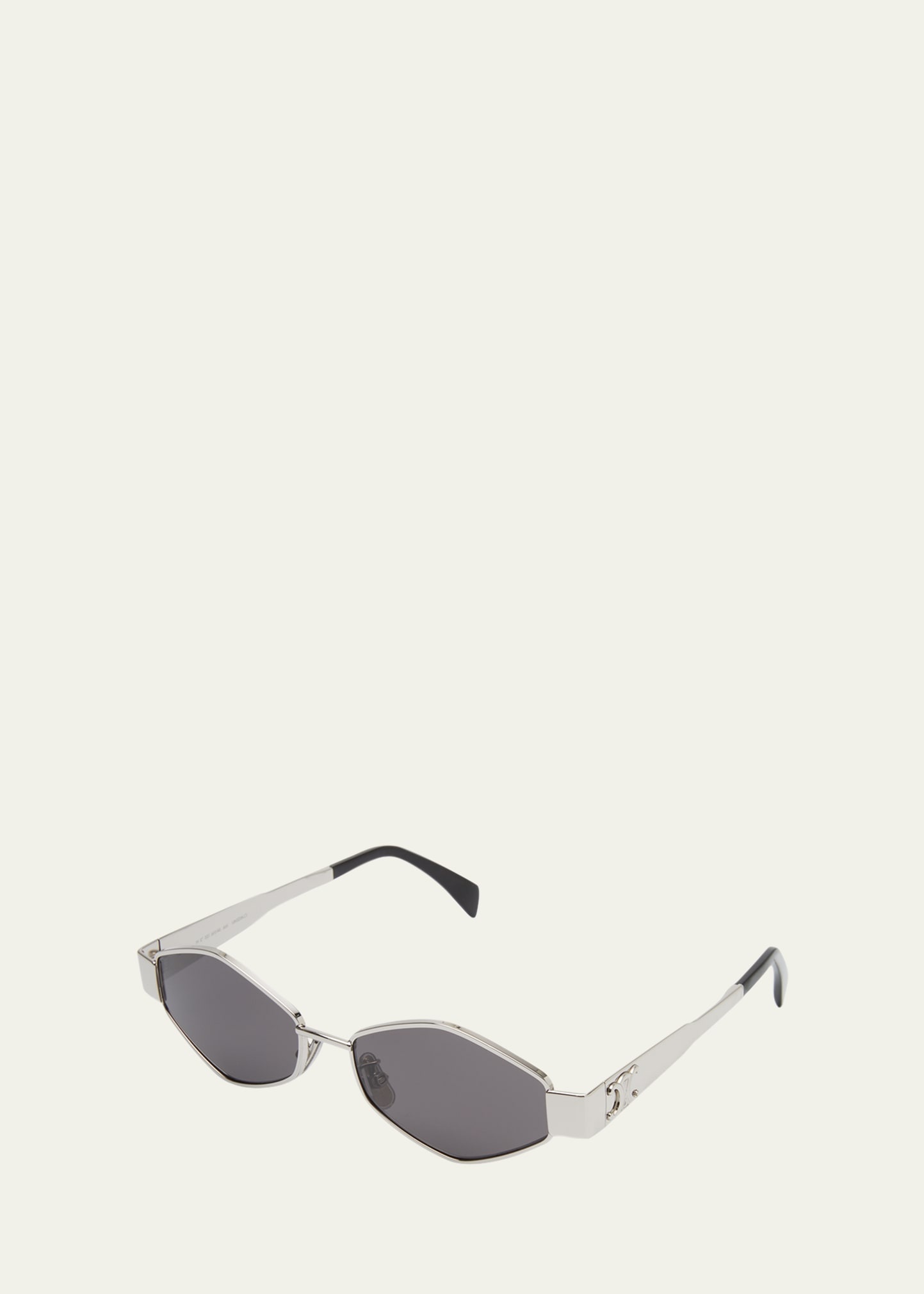 Triomphe Round Metal & Acetate Sunglasses - 2