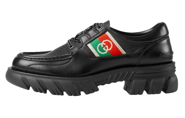 Gucci GG Romance Lace-Up 'Black' 663369-DTNE0-1080 - 2