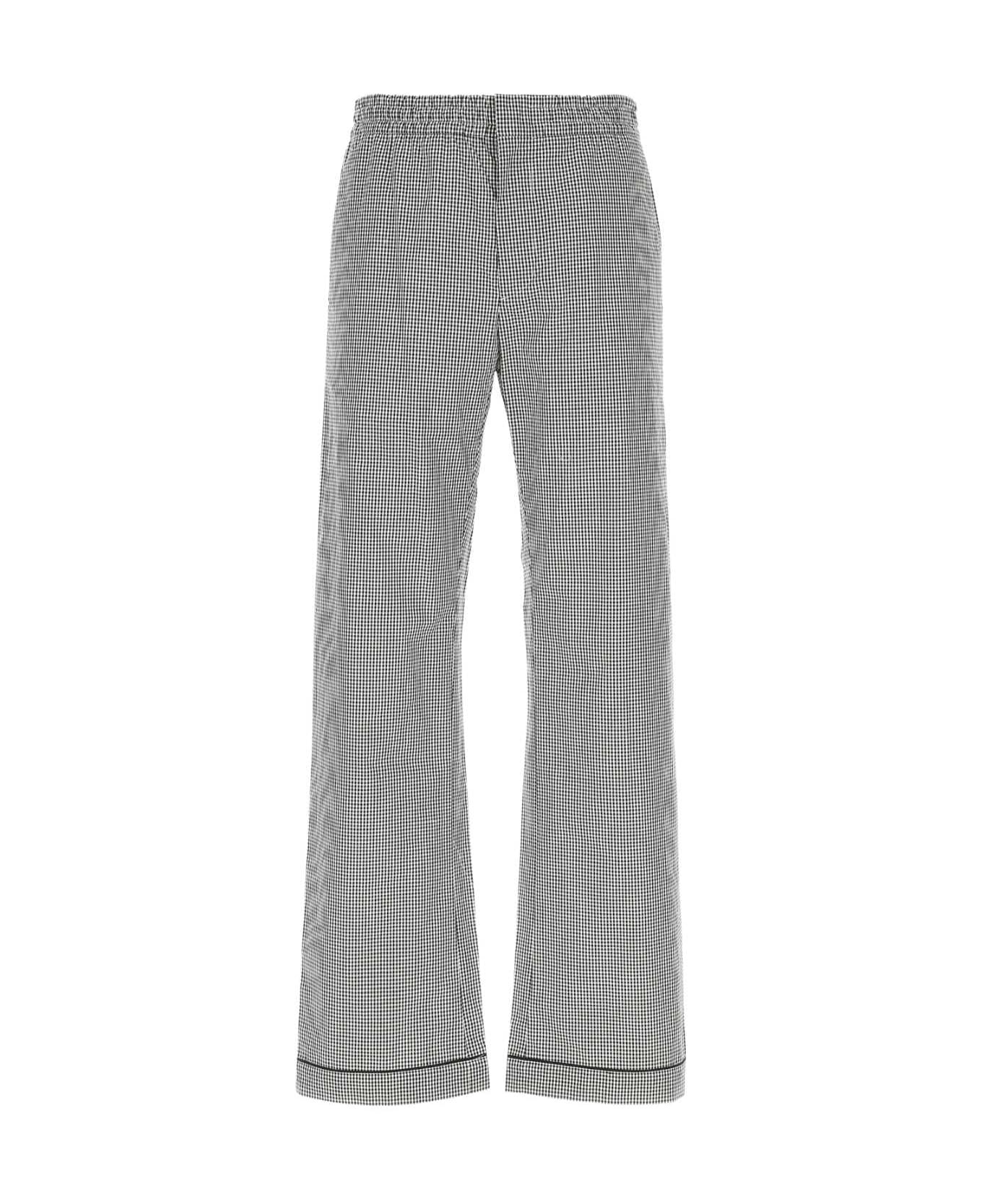 Embroidered Poplin Pant - 1