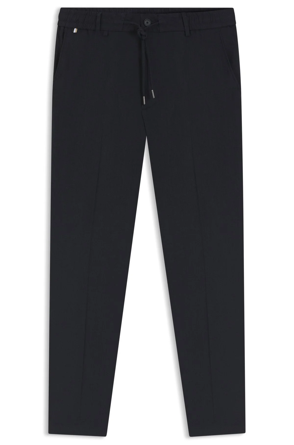 MODERN-FIT TROUSERS IN A LINEN BLEND - 1