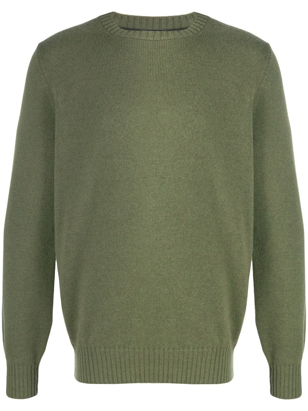 crew neck cashmere jumper - 1