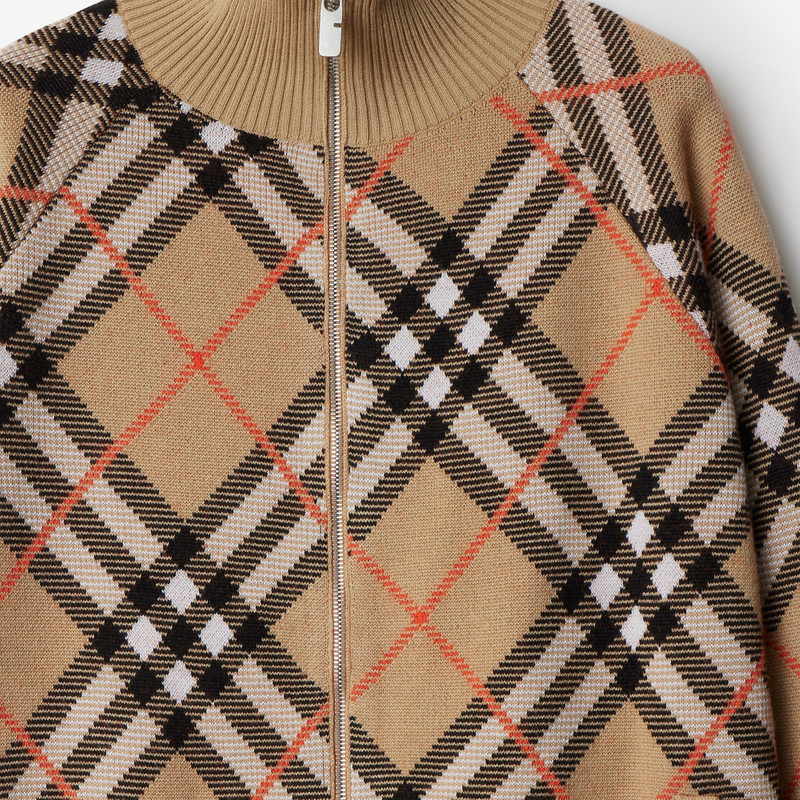 Check Wool Mohair Blend Jacket 5