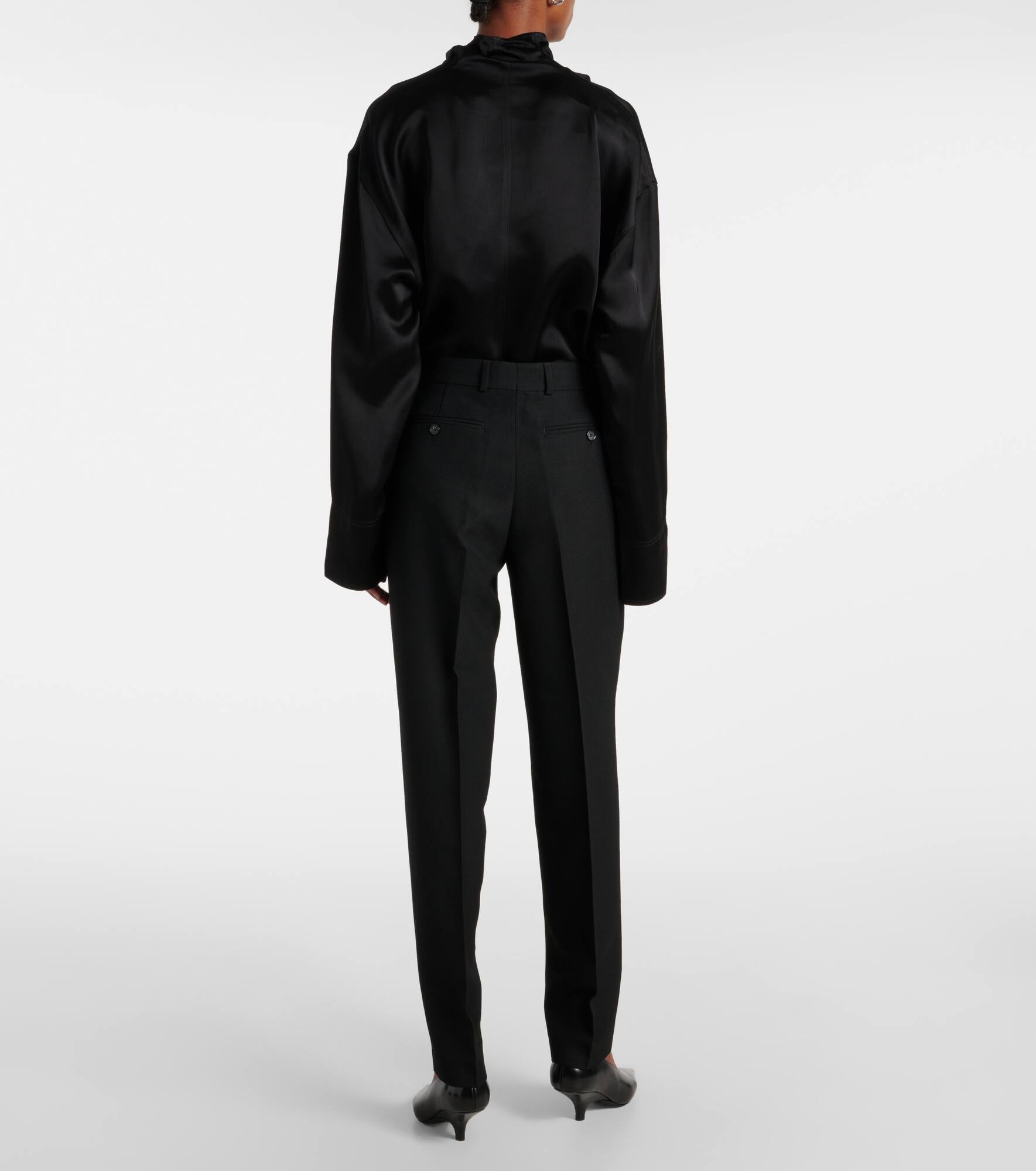 Low-rise straight pants - 3