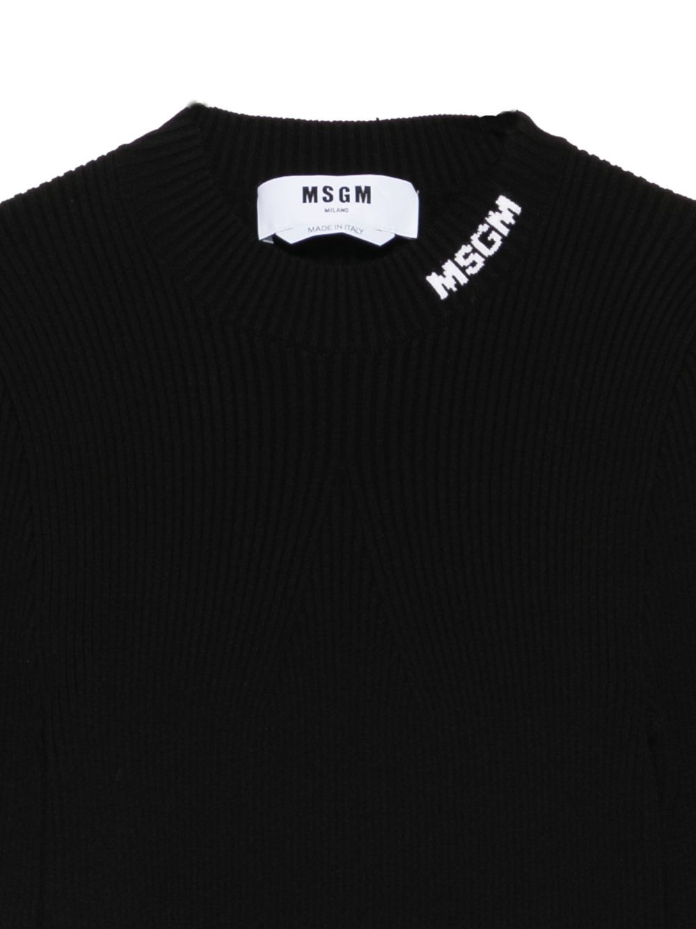 ribbed logo-detail sweater - 3