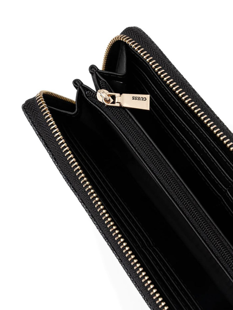 Laurel 4G logo-print zip-around maxi wallet 3