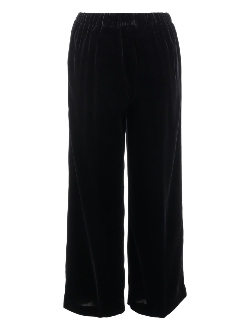 velour wide-leg sweatpants - 2