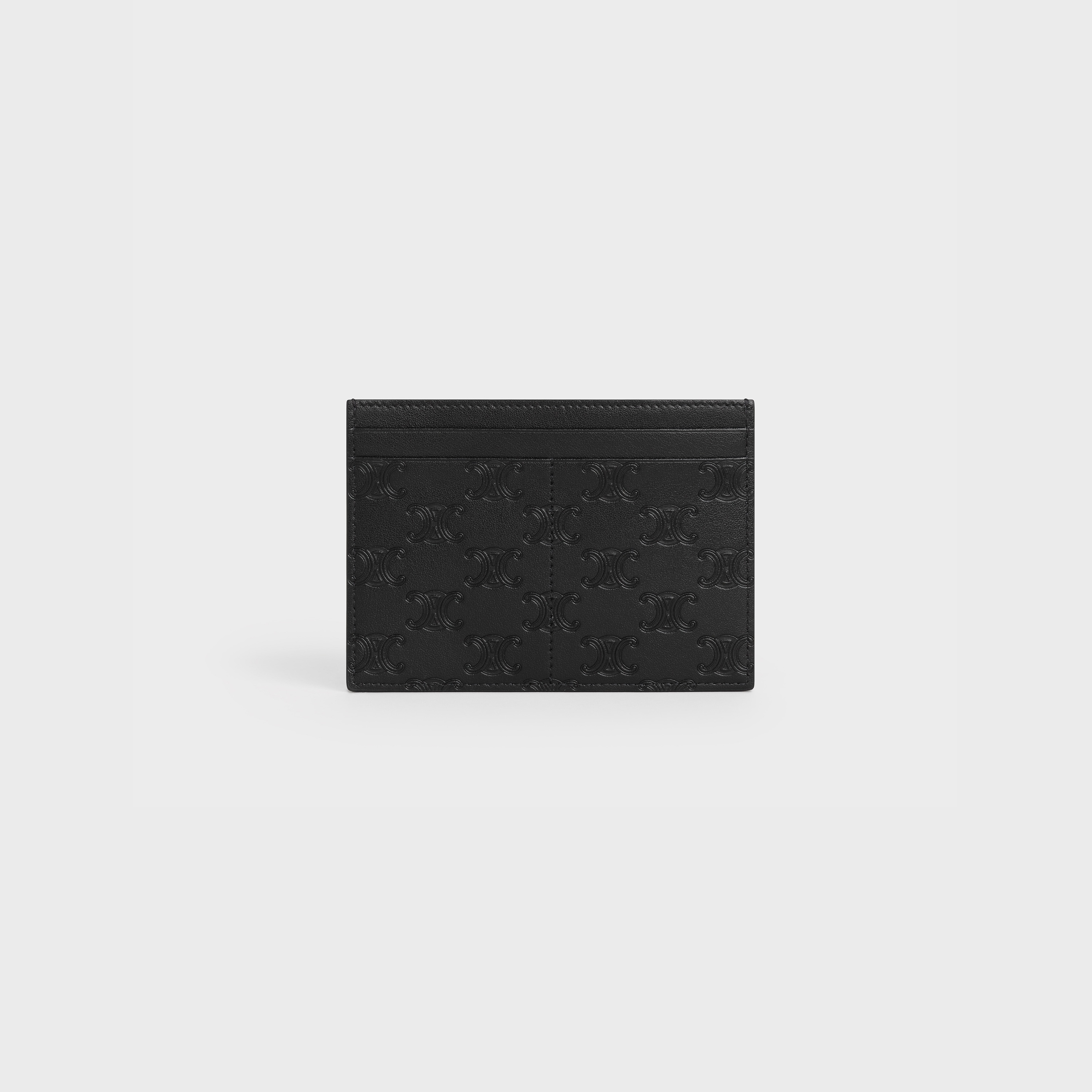 CARD HOLDER  IN  EMBOSSED SMOOTH CALFSKIN - 3