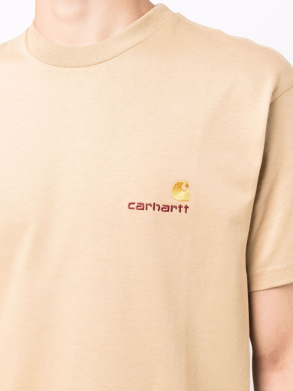 embroidered-logo organic-cotton T-Shirt - 5