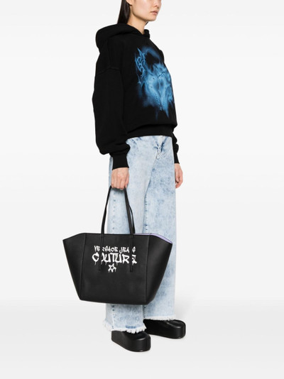 VERSACE JEANS COUTURE logo-print tote bag outlook