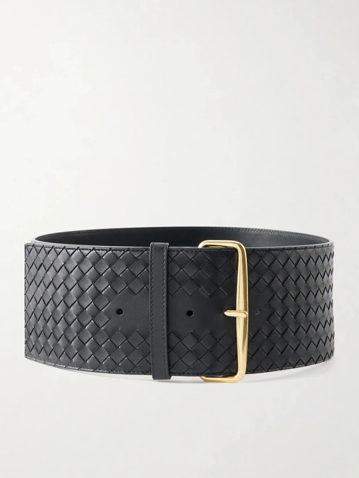 Alto Intrecciato Leather Belt - 1