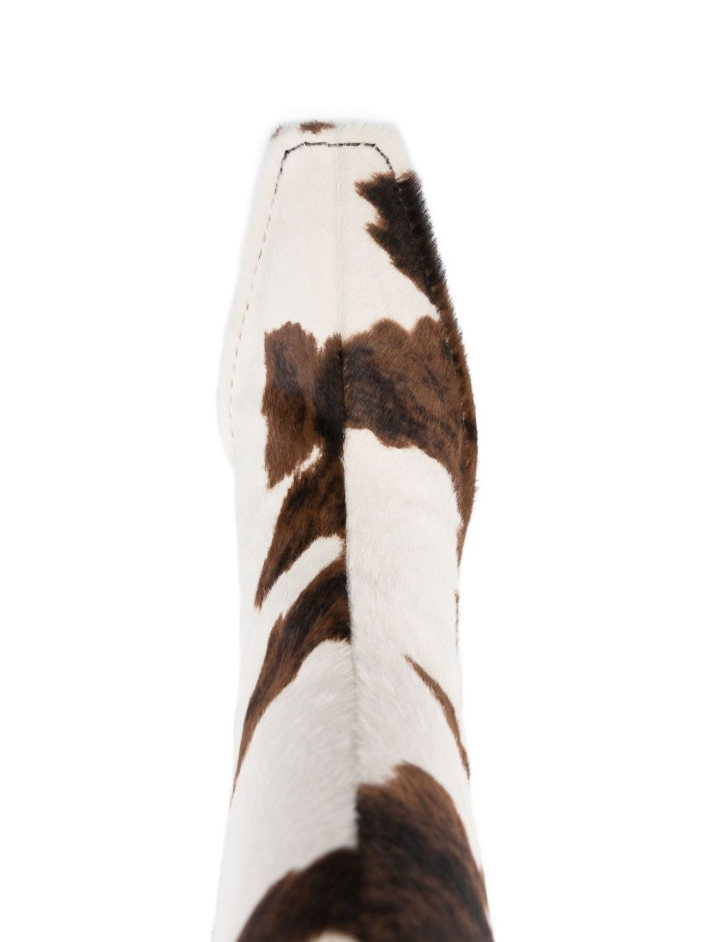 70mm cowhide leather boots - 4