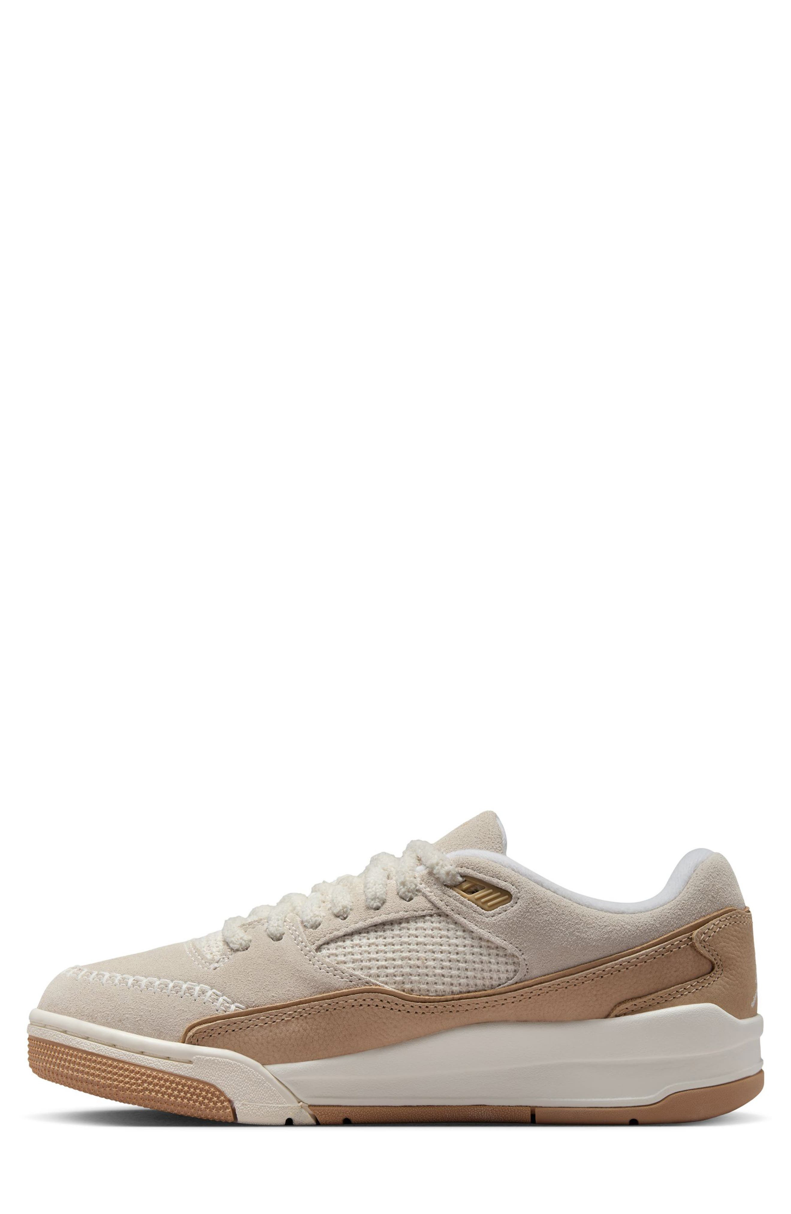 Jordan Flight Court SE Sneaker in Light Ore Wood Brown/Sail at Nordstrom - 6