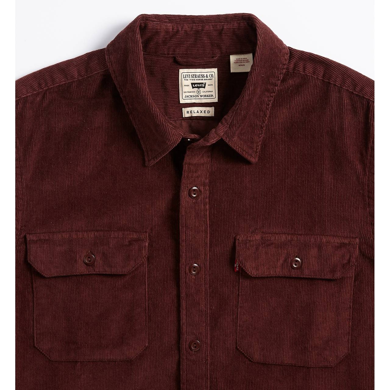 JACKSON WORKER CORDUROY OVERSHIRT - 7