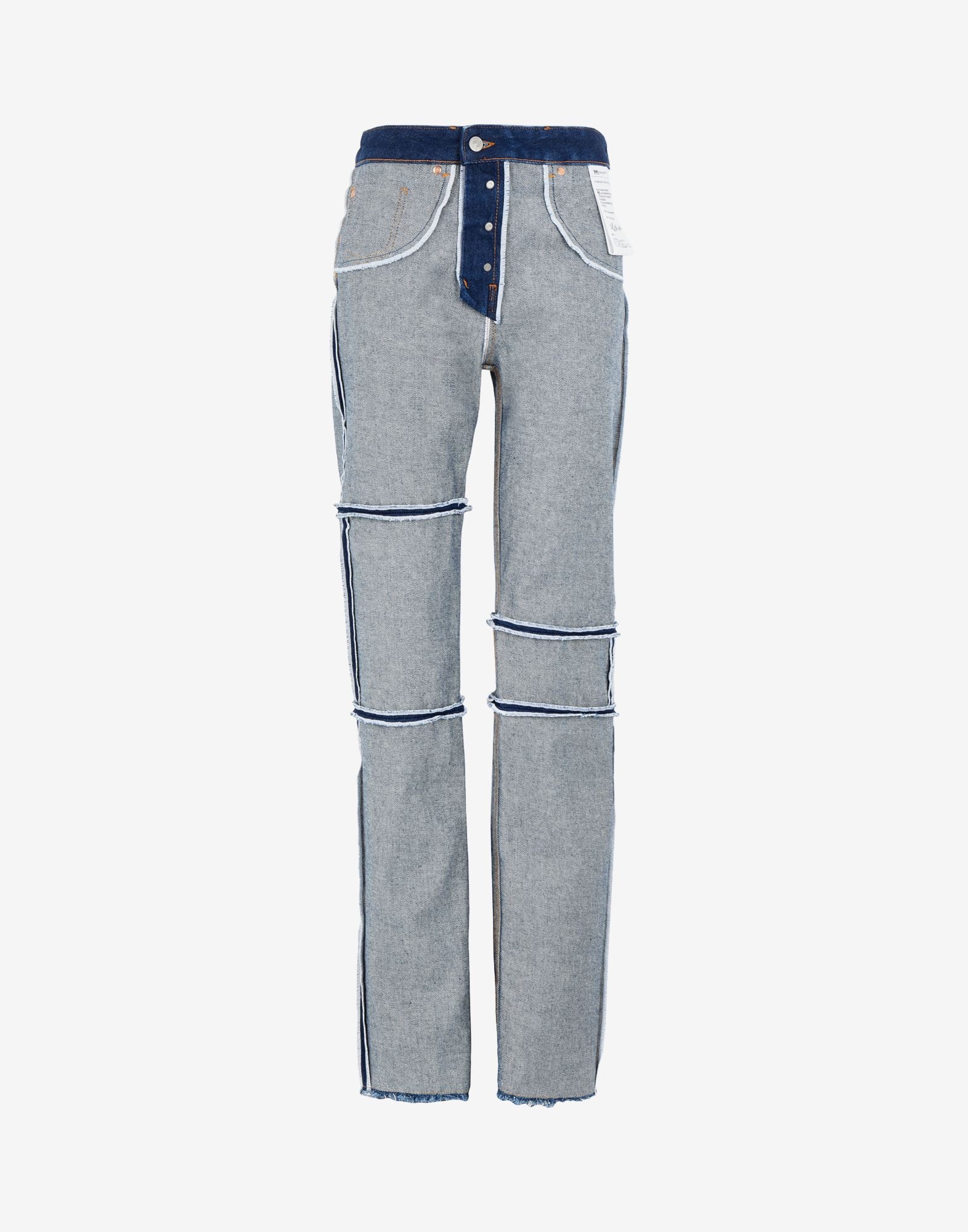 Inside out panelled jeans - 1