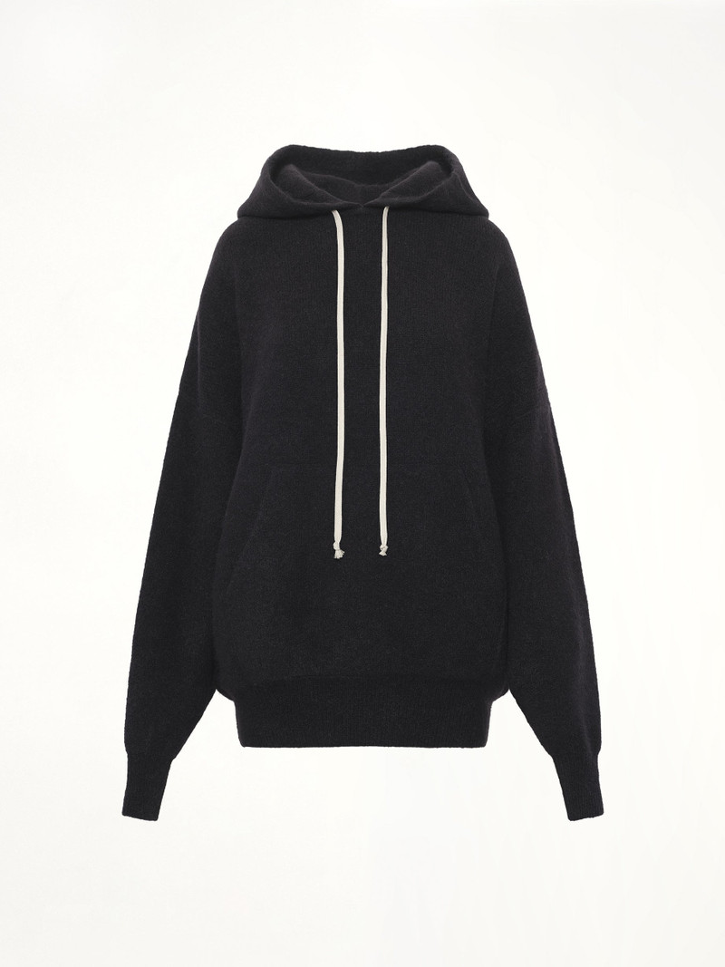 Rick Owens Hun Hoodie in Black outlook