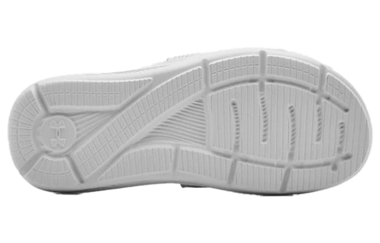 (WMNS) Under Armour Ignite Ix Spectrum Slippers White/Grey 3022719-101 - 5