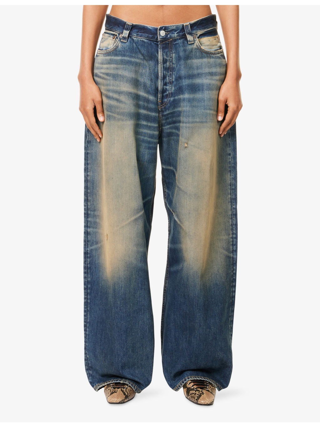 2023 Wide-Leg Denim Jeans - 3