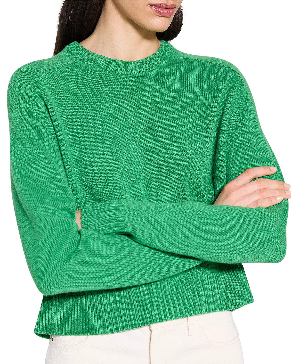 Cashmere Cropped Sweater - 4