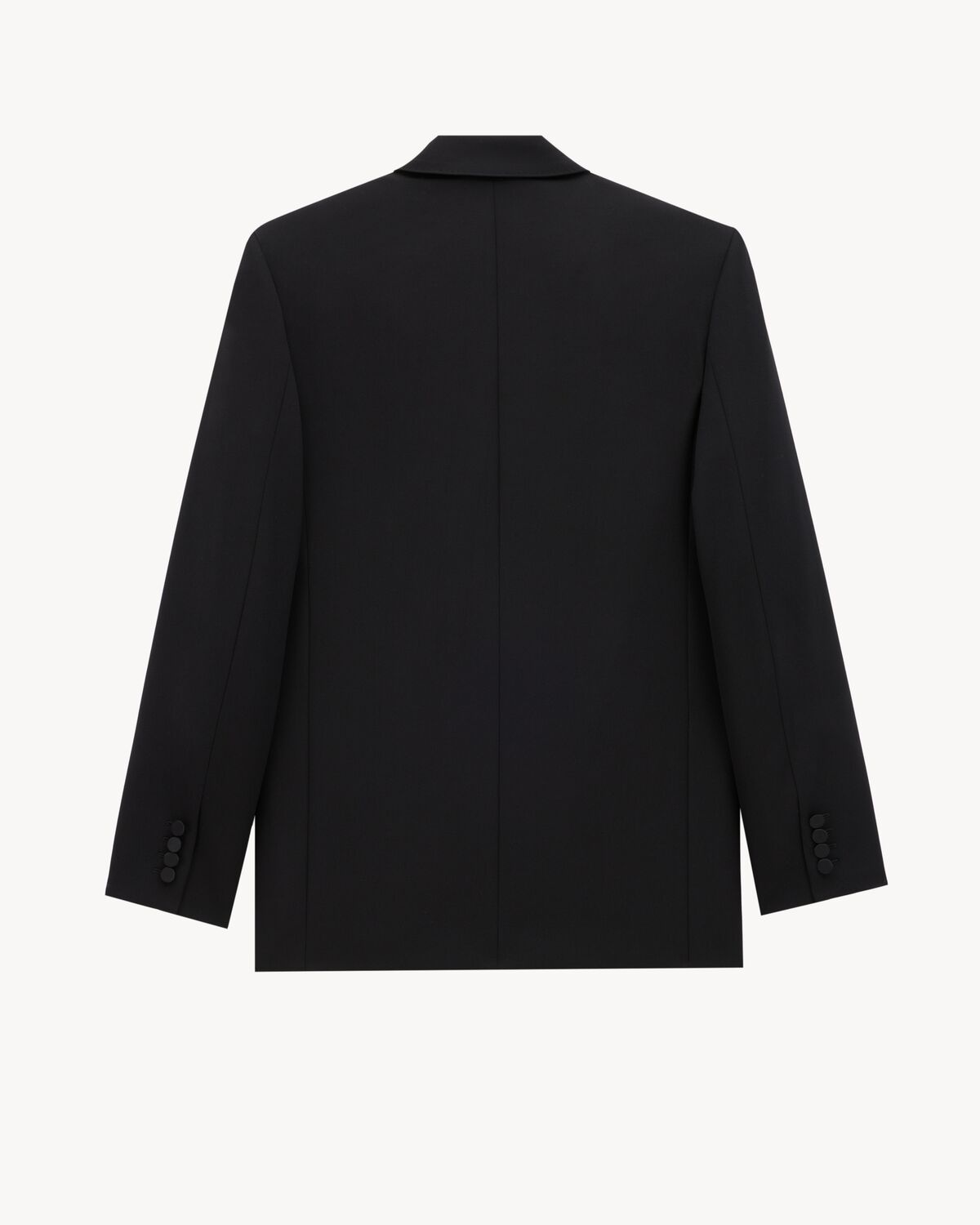 TUXEDO JACKET IN GRAIN DE POUDRE - 2