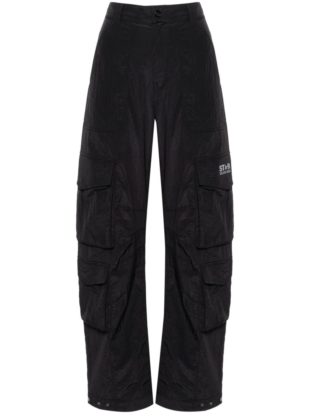 ripstop mid-rise cargo trousers - 1