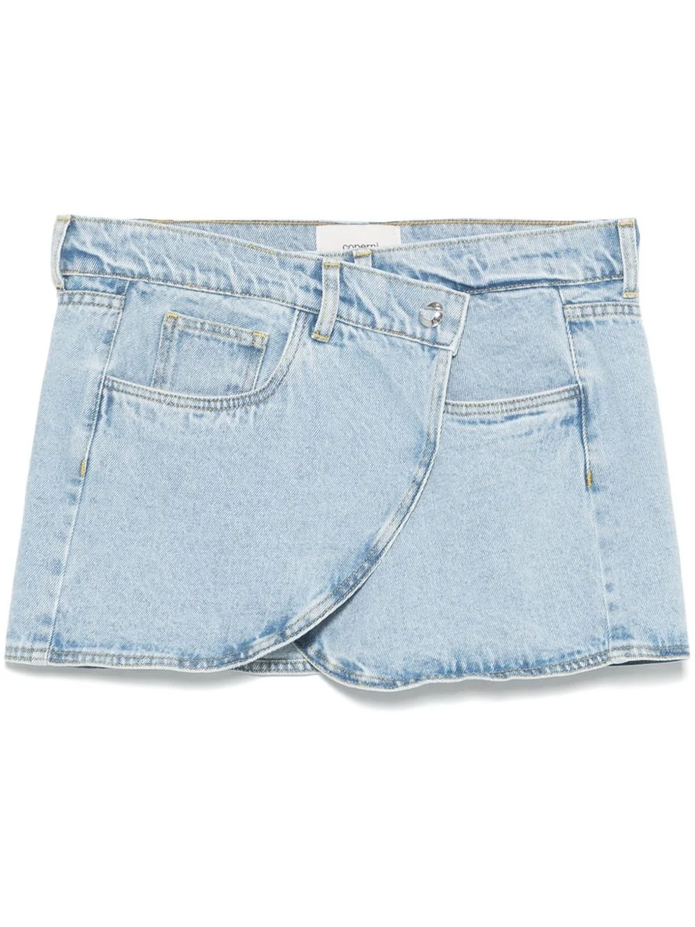 denim mini skirt - 1