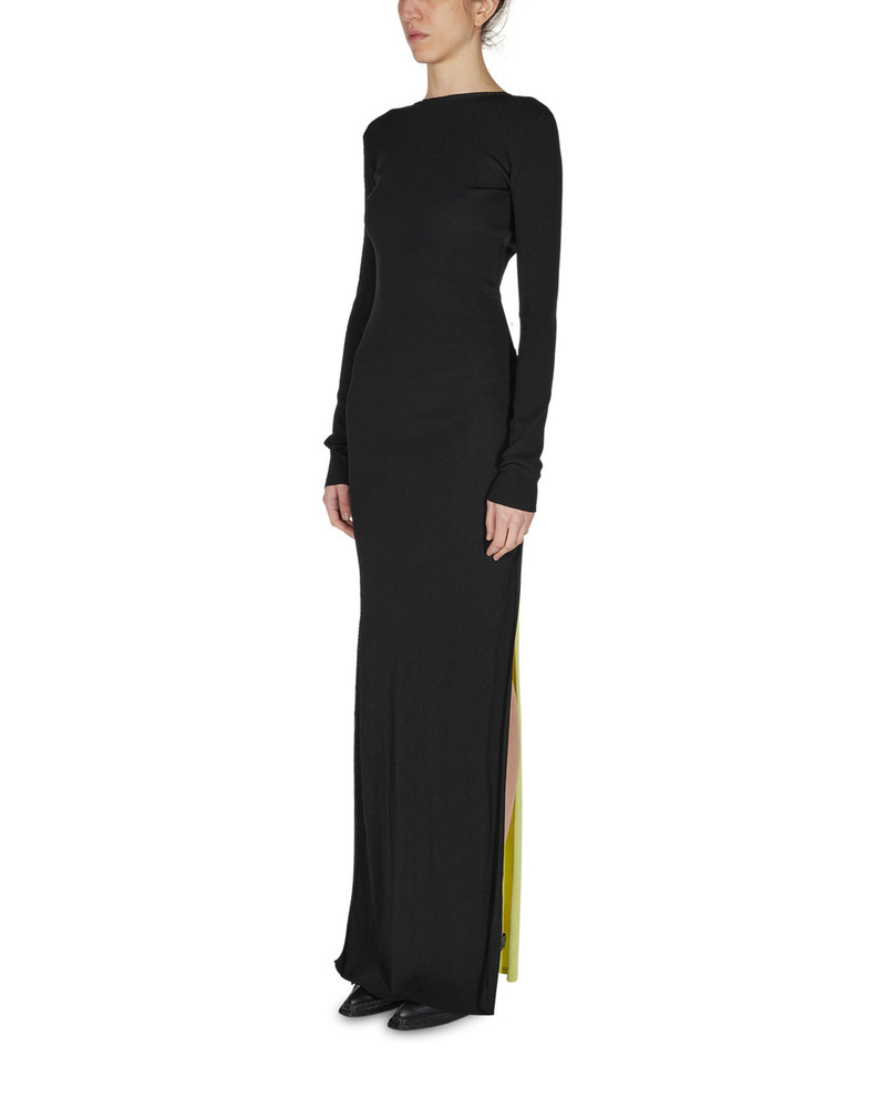 LONG KNIT CUTOUT DRESS 3