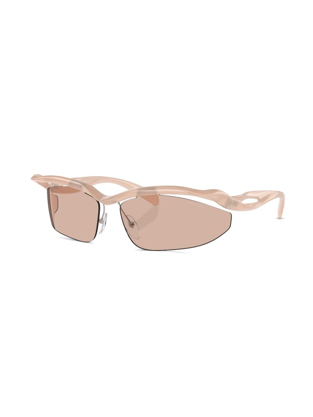 Prada PR A25S geometric frame sunglasses - 2