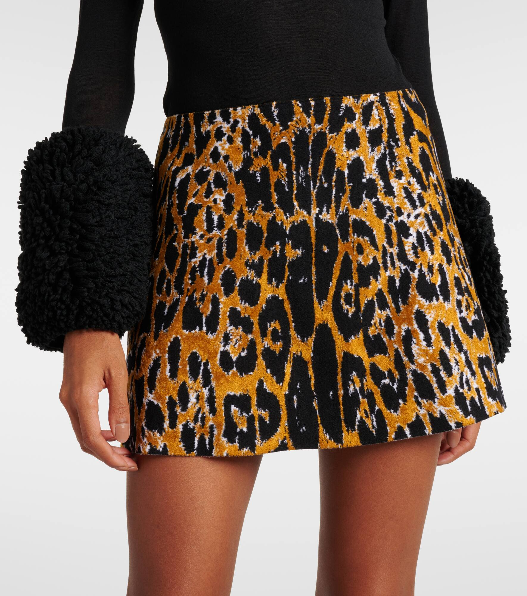Leopard-print miniskirt - 4